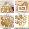 Stickers De Letras De 63mm 12hojas Dorado 2
