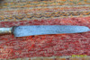 Buen Antiguo Cuchillo Acero Al Carbono  Plata Ausonia 2