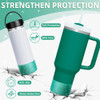 Funda Para Vaso Termico Stanley Silicona Translucence Silver 2