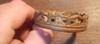 Antigua Corona Repuesto De Bronce 6,3cm Diametro 1