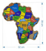Mapa Africa Brinquedo Edu Quebracabeça Pedagógico Montessori 5 Mapa Africa Brinquedo Edu Quebracabeça Pedagógico Montessori 5