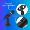 Micrófono Pc Omnidireccional Soporte 180 Grados Graba Voz 4