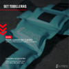 Tobilleras Con Peso 1kg X Par 7