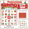 Malifigen Tarjetas De Bingo De Navidad,juego De 2