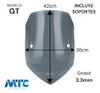 Parabrisa Universal Con Soporte Gt Fume Mtc 3