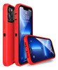 Funda Mxx Para iPhone 13 Pro Max-rojo/negro 1