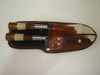 Faca E Garfo Gaúcho Cascavel Inox 5p. Madeira E Osso Trabalh 3