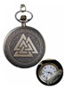 Relógio De Bolso Nórdico Valknut Bronze Quartzo Vintage 0