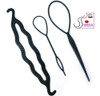 Set 3 Piezas Accesorios P/ Cabello Peinados Trenza Rodete 2