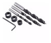 Juego Set Mechas Para Madera 3 Pz 5 6 8mm Con Tope Ruhlmann 2