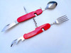 Cortaplumas Con Cubierto Plegable Cuchara Cuchillo Tenedor $ 2