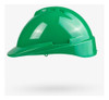 Casco De Trabajo Libus + Arnés Plástico Cremallera Verde 5