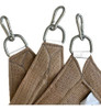 Media Sombra Toldo Vela Triangular Beige 90% - 2,5m X 3,5m 2
