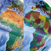 Globo Terrestre Giratório Físico E Político 30cm - Abajur 2 Globo Terrestre Giratório Físico E Político 30cm - Abajur 2