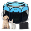 Carpa Plegable Para Perro 73cmx73cmx43cm-azul 0
