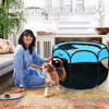 Carpa Plegable Para Perro 73cmx73cmx43cm-azul 1