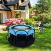 Carpa Plegable Para Perro 73cmx73cmx43cm-azul 6