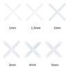 Separador Cruz Espaciador Porcelanato Cerámico 3mm Atlas 2
