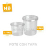 Pote Plastico Descartable 250 Con Tapa Postre Gelatina X100u 3 Pote Plastico Descartable 250 Con Tapa Postre Gelatina X100u 3