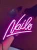 Cartel Neon Led Nails Uñas 1