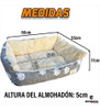 Cama Nido Cuna Para Mascotas Perro Gato Almohadon Reversible 3