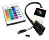Kit Controlador Rgb P/ Fita Led Fan 4 Pinos 12v Molex Pc Rtx 0