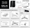 Teja Galia Negro Brillante Cerro Negro 2