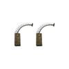 2 Carbones 22 X 11 X 6mm Con Flexible, Resorte Y Disco 0