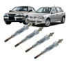 Kit Bujias Precalentador Gol Polo Caddy Senda 1.6/1.9 Dsl X4 0