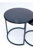 Mesa Redonda Ratona Nido Minimalista Set X2 Decoración 4