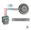 Kit Completo 1 Luz Led 20w Rgb Para Pileta De Fibra 6