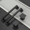 10 Tiradores Pomos P/ Mueble De Cocina Asidrama -negro Matte 5