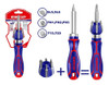Destornillador Con Criquet Profesional Emtop + 7 Puntas 25mm 1