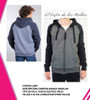 Molde Digital Campera Raglan C/capucha Pack Talles S Al Xxl 1