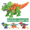 Kit 2 Dinossauro Brinquedo Monta E Desmonta Pedagógico 6