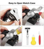 Kit De Herramientas Cambio De Baterias Reparación De Reloj 4