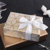 Wrapaholic Rollo De Papel De Regalo - Impresión Dorada Y Azu 2