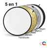 Pantalla Reflector Circular 5en1 107cm Fotografia +estuche 1