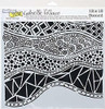 Crafters Workshop Tcw743 Template 12x12crazy Waves 0