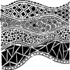 Crafters Workshop Tcw743 Template 12x12crazy Waves 1