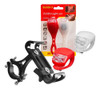 Combo De Luces Led Para Bicicleta Y Soporte De Celular Otec 0