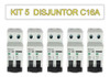 Kit 5 Disjuntor 16a Amperes Bipolar Curva C - Eletromec 1