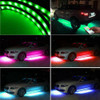 Luz De Chassi Led De Carro De 2x90 Cm+2x120 Cm Led Rgb Led 1