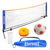 Set Red De Fútbol Tenis Playa + Soporte + Bolso - El Rey 0