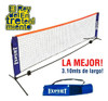 Set Red De Fútbol Tenis Playa + Soporte + Bolso - El Rey 2