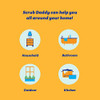 Esponjas Scrub Daddy Multiuso, Blanco (2 Unidades) 3