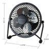 Comix Mini Ventilador Escritorio 4 Alimentado Usb 1