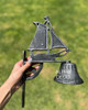 Campana Modelo Velero Fundición En Aluminio Alpha Deco 3
