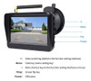 B-qtech Kit De Camara Inversa Inalambrica, Pantalla Digital 3