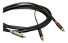 Cable Audio 2 Rca A Min Plug Stereo 2 Mts Pro Celular Pc 0